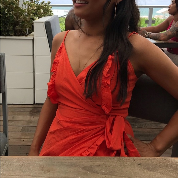 Selfie Leslie Wrap Mini Dress - Picture 6 of 6